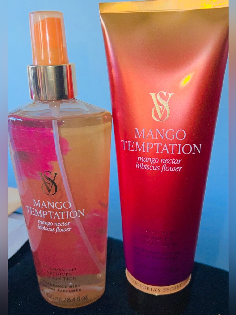 Victoria's Secret Mango Temptation Bath & Body Set new